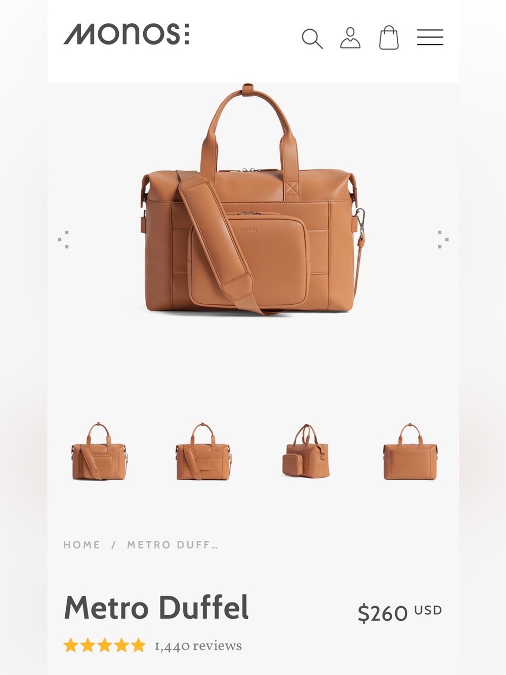 Monos Metro Duffel